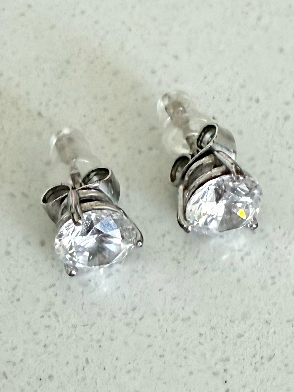 NORDSTROM Cubic Zirconia Earrings - 6ct. - Picture 4 of 9